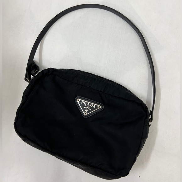 PRADA Pouch Nylon Black Auth - Picture 7 of 14